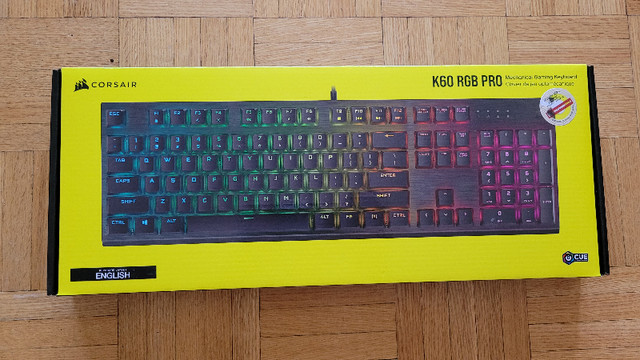 Mechanical Gaming Keyboard Corsair K60 RGB Pro Clavier mécanique dans Souris, claviers et webcaméras  à Ville de Montréal