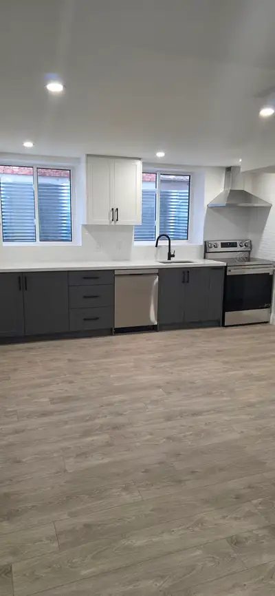 A legal, brand-new, never-lived-in 2-bedroom basement apartment is available in a quiet, family-frie...