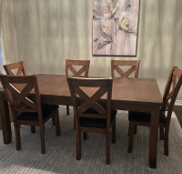 Table and 6 chairs set  