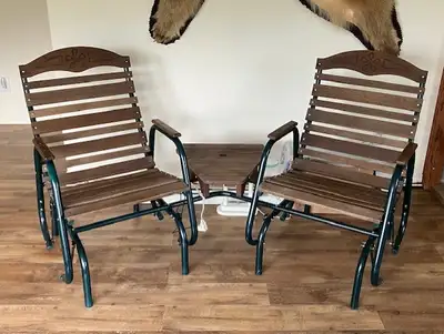 Jack Post Country Garden double glider with built-in table, View more