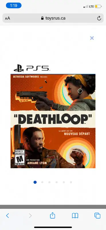 NEW PS5 Deathloop game -$ 40, View more