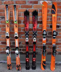 Junior Skis Rossignol 130 cm Salomon 120, 137Note: Prices are
