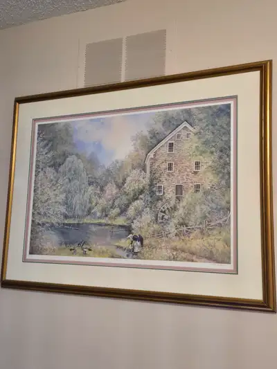 ** ROBLIN'S MILL POND PRINT - PETER ROBSON / BLACK CREEK VILLAGE, View more