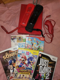 Video game Wii and accessories / Jeu video Wii et accessoires