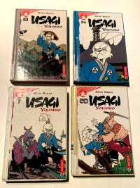 Usagi Yojimbo Stan Sakai Lot 4x Livres Manga Japonais FRANCAIS