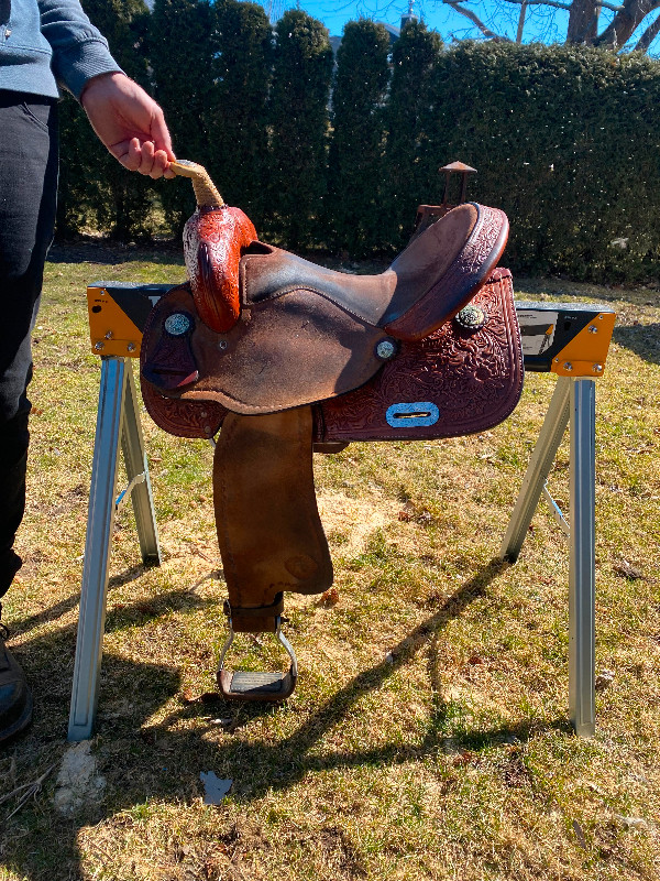 Selle de baril dans Chevaux et poneys à adopter  à Ouest de l’Île