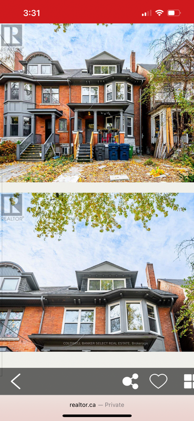 Bright Beautiful Clean Spacious 1 Bedroom plus den basement in the quiet Annex neighborhood by Bathu...