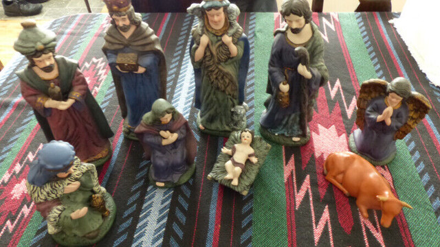 Nativity scene 3.5 inches to 12 inches tall.  Timmins pick up. in Holiday, Event & Seasonal in Timmins - Image 2