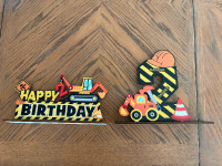 2nd Birthday Party Wooden Signs