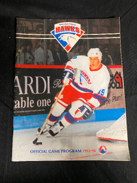 1993-1994 Moncton Hawks Game Day Program