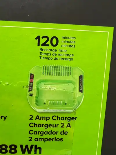 NEW Greenworks 2AMP charger, View more