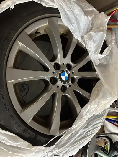 For Sale BMW X5 Rims and tires, tires have one season left but rims are OEM in great condition , the...