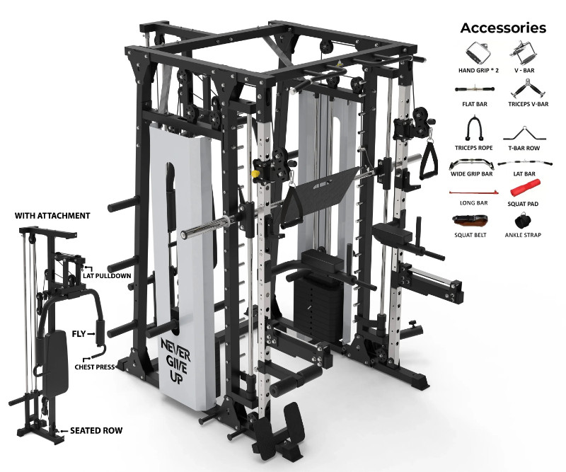 PREMIUM PRO ALL IN ONE SMITH MACHINE SM03 Tecumseh Exercise