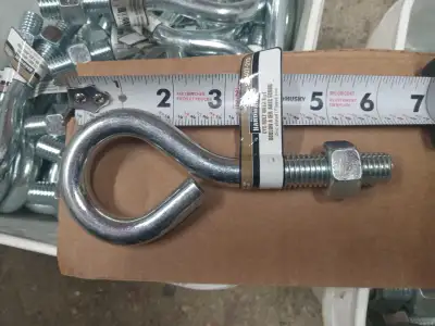 hex bolt, carriage, metric, standard U bolts and eye bolts, View more