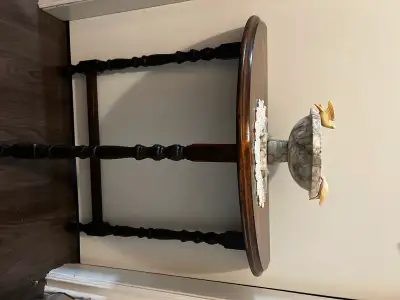 Antique Half-moon table, View more