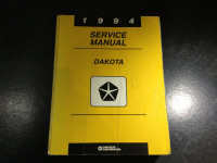 1994 Dodge Dakota Service Manual SLT Sport 4x4 2.5L 3.9L 5.2L V8