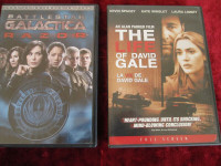 Battlestar Galactica Razor DVD and The Life of David Gale DVD