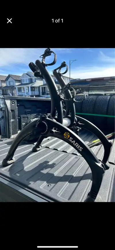Saris Bones 2 universal bike rack for 2 bikes. Recently sold my vehicle that was compatible with thi...
