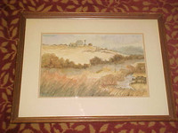 ORIGINAL COUNTRYSIDE WATERCOLOR