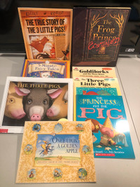 FAIRY TALE theme easy read books 3 Pigs, Golden Goose and more