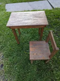 Children's Table and Chair
