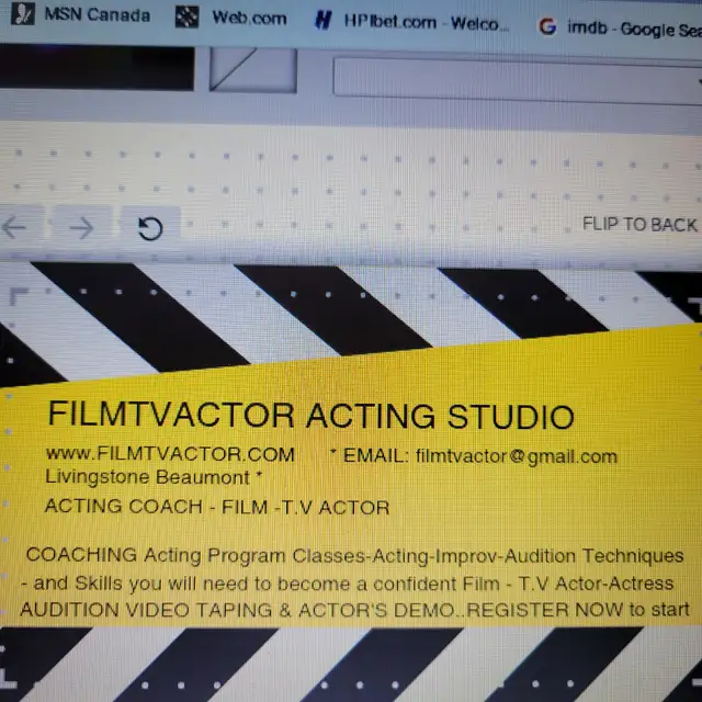 ACTING CLASSES  for FILM - TELEVISION604575284835143683