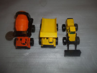 Tonka-Cement mixer -Dump truck-Loader-