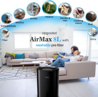 Okaysou Air Purifiers for Large Room, 800 sqft, 5-Stage FILTR