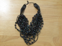 Collier à billes brillantes  Multi-strand Sparkly Beads Necklace