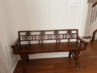 Asian Wooden Bench