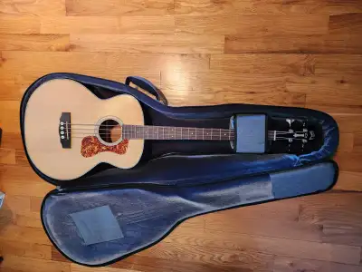 SUPERBE Guild acoustic B-140E Bass! W/Orig.Gigbag! SHIPS EASILY!, View more