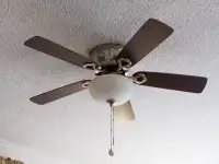 5-blade Ceiling Fan dark wood
