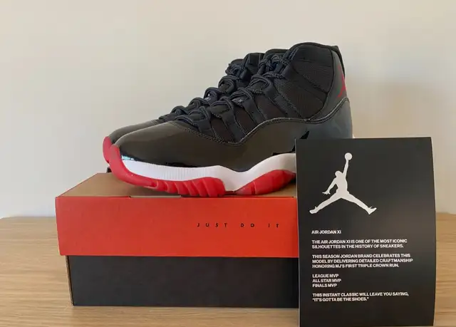 Air Jordan 11 Retro “Bred” High Size 8.5 in Men's Shoes in City of Toronto - Image 2