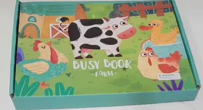 Busy Books for Toddlers, Montessori Busy Book for Kids to Develop Learning Skills, Busy Book for 3 Y...