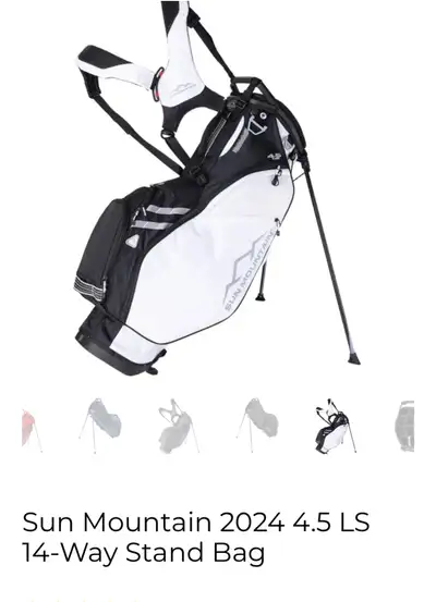 Sun Mountain 4.5 LS Stand Bag - Brand New!!! (White/Black), View more
