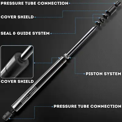 A-Premium Lift Support 6113R for Mazda Package includes 1 pieces Right Lift Supports Compatible with...