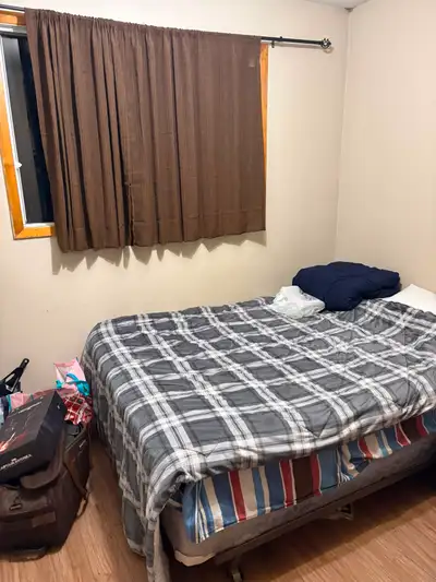Fully furnished room for rent 500 (plus electricity and furnace oil split four ways) available as so...