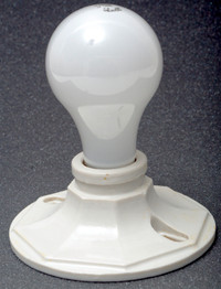Vintage Porcelain Lamp Holder Light Fixture