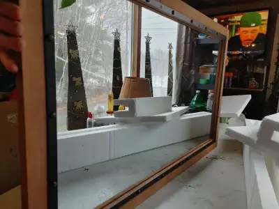 Farmhouse wall mirror 22x36, View more