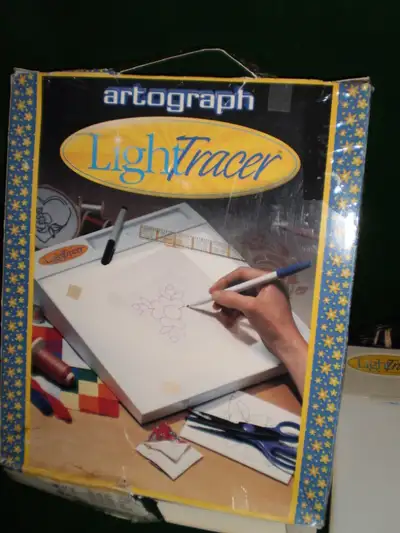 Artograph Light Tracer Light Box 12” x 10”, Model 225-365 $50 Artograph EZ Tracer Art Projector, box...
