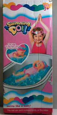 Interactive Swimming Baby Doll 12" - New in box 