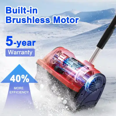 Milwaukee 18V Compatible Cordless Snow Shovel with Brushless Mot, View more