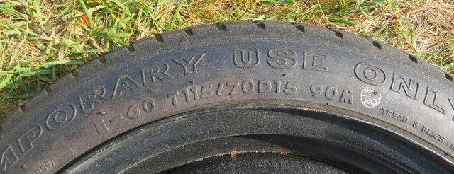 TOYO DUMMY SPARE TIRE - E- 60 T115/70 D15 90M in Tires & Rims in Saskatoon - Image 4