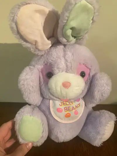Vintage Rare Purple Dakin Jelly Beans Easter Bunny , View more
