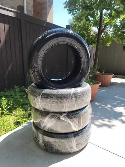 Description Selling a set of four used 205/65R16 95H tires—only used for one season and still in gre...