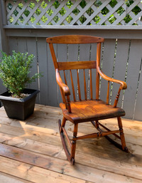 ONE Antique rocking chair from 1899 Lake Rosseau,Muskoka cottage