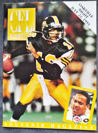 1993 CFL ILLUSTRATED Souvenir Magazine - Oakville Night