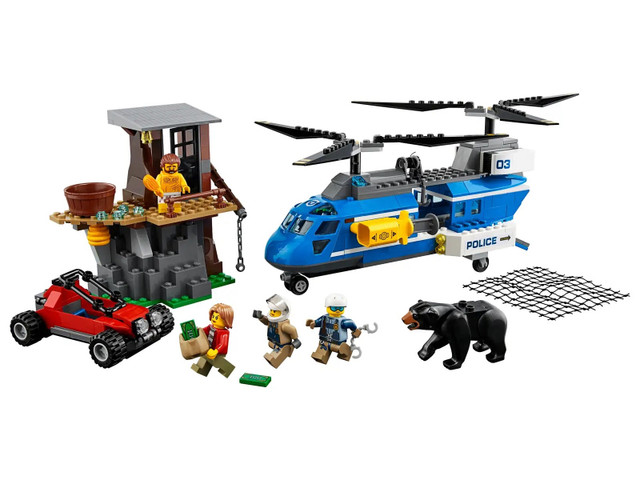 LEGO CITY 60173 MOUNTAIN ARREST POLICE HELICOPTER NEW SEALED in Toys & Games in Edmonton - Image 3