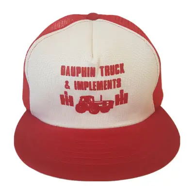 Vintage 80s Case IH Hat International Harvester Dauphin Manitoba, View more