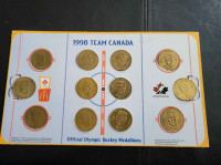 McDonald's 1998 Olympics Team Canada Medallions complete set